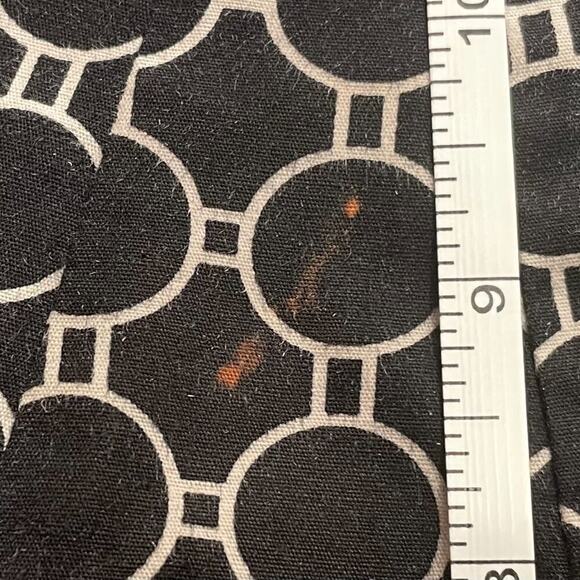 Cotton Black & White Geometric / Circle Print A-Line, Flare, Full Skirt, Size 18 - Picture 10 of 10